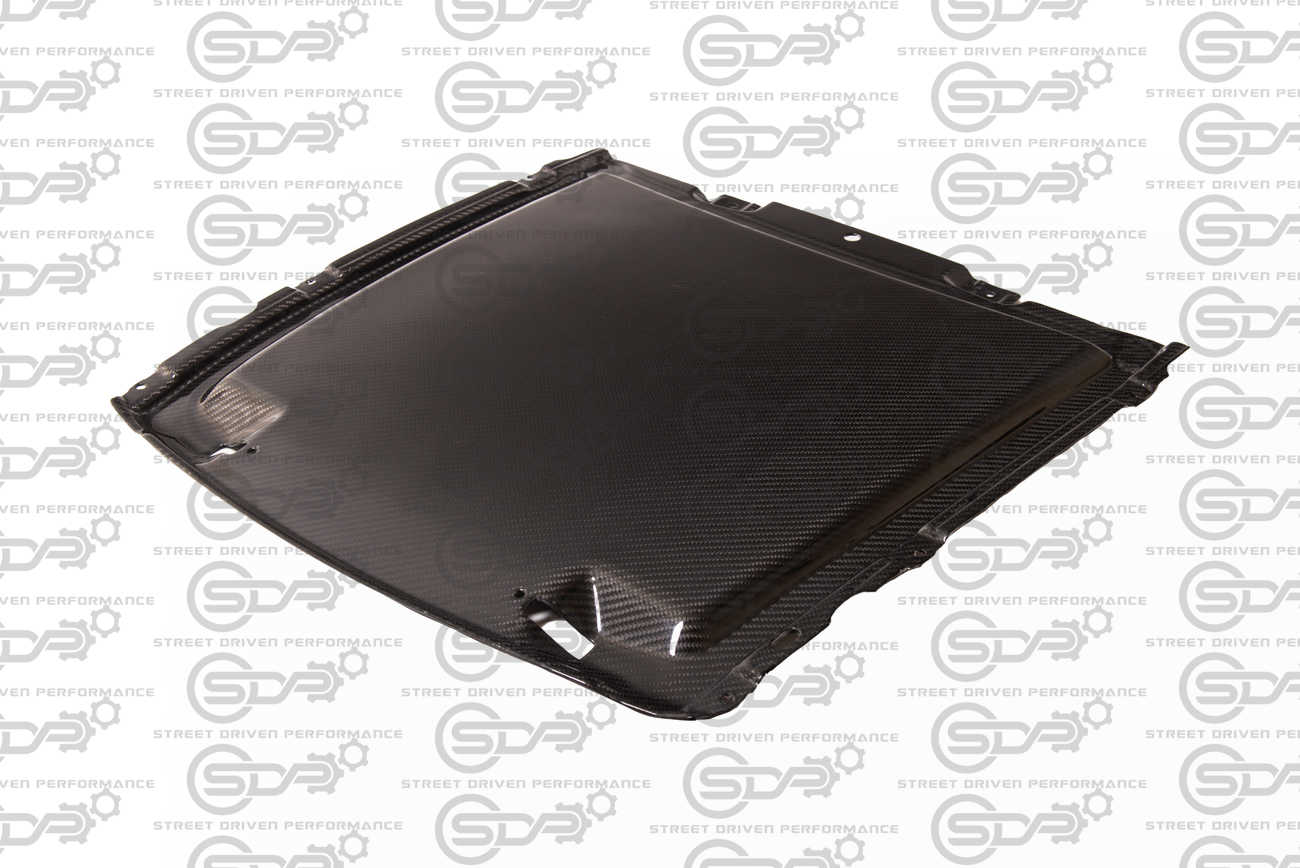 2020-2023 Ford Mustang GT500 | CARBON FIBER/ FORGED CARBON FIBER Front Hood Vent Rain Tray